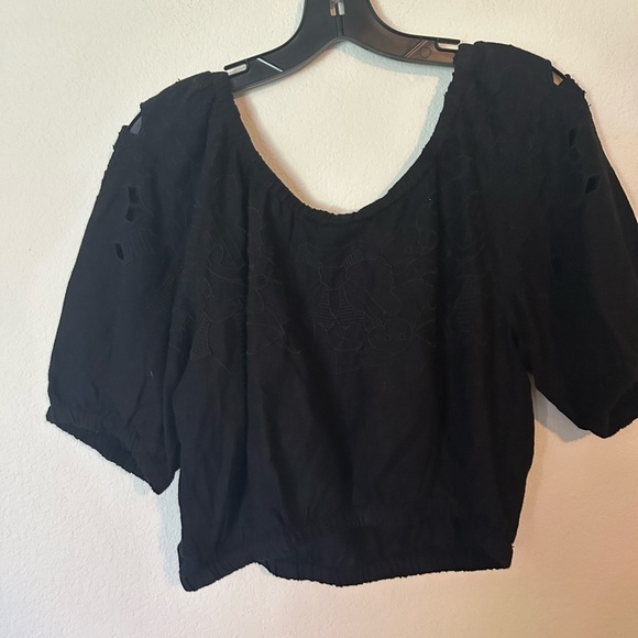 NWT Women's Openword Puff Elbow Sleeve Blouse Size Small - Picture 8 of 10